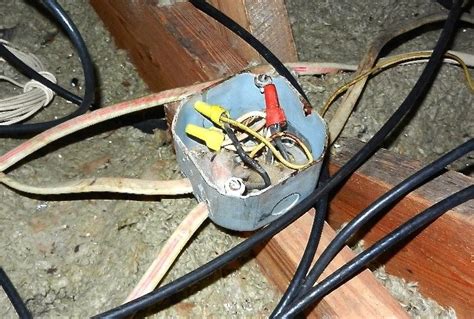 can i put a junction box in my attic|attic junction box under insulation.